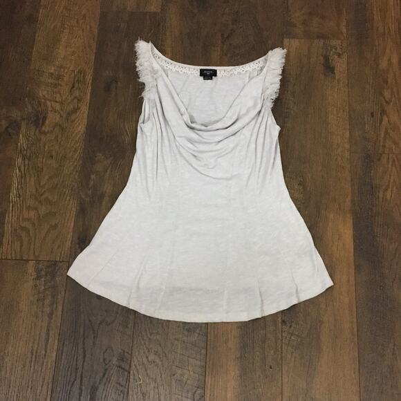 Anthropologie Deletta first flight tee top in gray - Picture 2 of 5